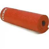 Toorx Fitness Fitnessmatte PRO - Gymnastikmatte - Yogamatte - mit Aufhängeösen - 172 x 61 x 1,5 cm - Orange