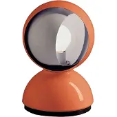 Artemide Eclisse Tischleuchte Orange - , Orange, für Wohnzimmer, Metall