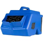 Light4me BUBBLE BLUE DOUBLE starke doppelte Seifenblasenmaschine