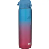 Ion8 One-Touch-Flasche 1000 ml rosa blau Motivator Wasserflasche