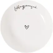 Villeroy & Boch Schale "Schale Lieblingsmensch Statement ø 18,7 cm weiß", weiß, L:18,7cm, Schüsseln, Schale