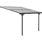 Westmann Alu Terrassenüberdachung Bruce 313 Schwarz 300x313x270 cm