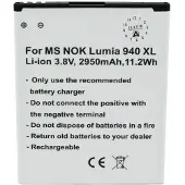 Microsoft Akku Lumia 940 XL Akku BV-T4D, Nokia Lumia 940XL