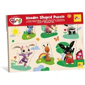 Lisciani Bing Wooden Shaped Puzzle Maxi In Display 6