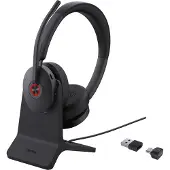 Yealink BH74 mit Ständer Teams USB-C/A Headset, Kabellos, Büro/Callcenter, 162 g, Kopfhörer, Schwarz