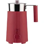 Alessi - Plissé Milchaufschäumer, rot