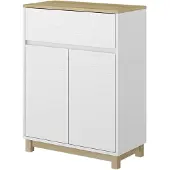Vicco Midischrank Livia Weiß 60 x 80 cm mit Schublade, Model 50148