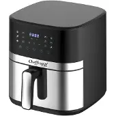 Cheffinger Heißluftfritteuse 7 Liter LED-Display Fritteuse Ofen Touchscreen Fettarm