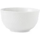 Lyngby Porcelæn - Rhombe Weiße Schüssel 13 cm