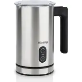 H.Koenig Elektrischer Milchaufschäumer MLK8 - Edelstahl - 0,24L -cremiger Kalt- oder Heißschaum - Antihaftbeschichtung - automatische Abschaltung - ideal für Kaffee, heiße Schokolade, Cappuccino, Milc