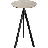 Veba Infinity Tripod Stehtisch Schwarz frame + Moonstone HPL Ø70 cm