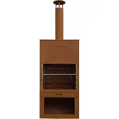 Westmann Stahl Grillkamin Feuerstelle Rost 70x41x229 cm