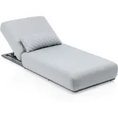 Kettler Ego Sonnenliege, anthrazit matt/ frosty chine, Aluminium/Sunbrella