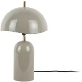 Leitmotiv - Tischleuchte Querido - Dunkelgrau - Ø25cm Tischlampe - Nachttischlampe, Wohnzimmer, Schlafzimmer