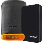 Intenso 6023690, 1 TB, 2.5", 3.2 Gen 1 (3.1 Gen 1), 5400 RPM, Schwarz