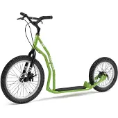 Yedoo Scooter Four Tretroller mit Luftreifen 20/16 und Scheibenbremsen Grün