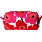 Marimekko - Tiise Mini Unikko Kosmetiktasche, rot / weiß