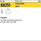 Industrial Quality Supplies Kappe R 88251 f.Innen-6-kant 5 M 6 Kunststoff grau
