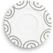 Gmundner Keramik Graugeflammt, Unterteller Cappuccino (Ø14cm)