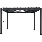 Leco Lamellenpergola DELUXE 3x4m anthrazit