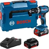 Bosch Akku-Schlagbohrschauber GSB 18V-45, 2 x Akku GBA 18V 3.0Ah in L-BOXX