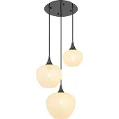 Globo Lighting Hängeleuchte Metall schwarz-chrom, 3x E27