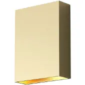 Artdelight Schlanke Wandleuchte Memphis Gold gebürstet
