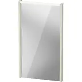 Duravit D-Code Spiegel, LED-Lichtfeld oben, 400x700mm, externer Lichtschalter notwendig, 3 W, DC70750HHHH0000