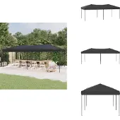 vidaXL Partyzelt Faltbar Anthrazit 3x6 m - Pavillons & Partyzelte