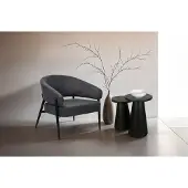 ByLiving Beistelltisch Cone in Schwarz - D 40, H 50 cm | Gr.: onesize