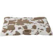 Animal Boulevard Cow Plush Käfigkissen weiß/mokka