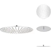 vidaXL Regenduschkopf Edelstahl 40 cm Rund - Duschköpfe