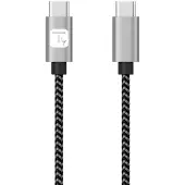 Techly ICOC MU2CC-010-AL, 1 m, USB C, USB C, USB 2.0, 0,48 Gbit/s, Grau, Schwarz