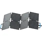 BLUETTI 60W Solarpanel für tragbare Power Station,USB-A,USB-C Port für Tablet Phone Drone, faltbares Solarladegerät für Wandern, Camping