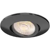 LEDVION LED Einbaustrahler Schwarz 3W CCT Neutralweiss wasserdicht IP65