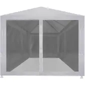 vidaXL Partyzelt mit 6 Mesh-Seitenwänden 6 x 3 m - Pavillons & Partyzelte