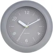 Karlsson - Wanduhr Slope - Warmes Grau - Ø20cm