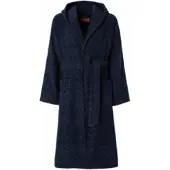 Missoni Bademantel Chalk Hooded Unisex Blue-XL