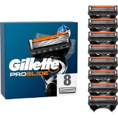 Gillette Proglide Rasierklingen Herren, 8 Original Ersatzklingen, Schwarz