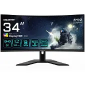 Gigabyte G34WQCP (86.4 cm (34 Zoll), schwarz (matt), QHD, VA, Curved, 180Hz Panel)
