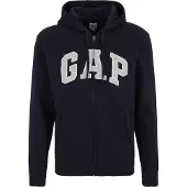 Gap Sweatshirt mit Kapuze, Kordelzug, Kängurutasche und Grafikprint Größe S