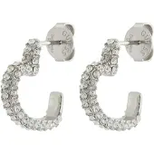 GUESS Beloved Pave Heart Ohrringe