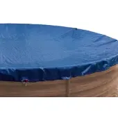 Grasekamp Abdeckplane für Pool rund 420 cm Royalblau Planenmaß 480cm Sommer Winter