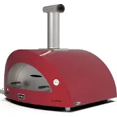 ALFA FORNI Moderno 5 Pizze Hybrid Antik Rot