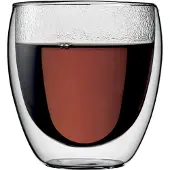 Bodum Glas Pavina Small Transparent 250 ml (Set von 2 Stück)