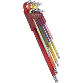 KRAFTWERK 307.801.009 T10-t50 Kugelkopf-torx-schlüsselsatz 9 Stücke