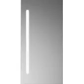 Burgbad Lin20 Lichtspiegel mit vertikaler LED-Beleuchtung links, Melamin, 400x26x800mm, SIEG040PN529