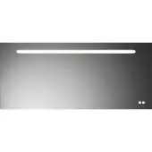 Burgbad Lin20 Lichtspiegel mit horizontaler LED-Beleuchtung, Melamin, 1600x30x700mm, SIIX160PN529