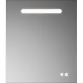 Burgbad Lin20 Lichtspiegel mit horizontaler LED-Beleuchtung, Melamin, 600x30x700mm, SIIX060PN529