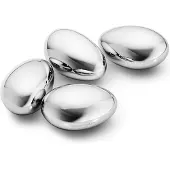 Georg Jensen Eiswürfel Sky Rostfreier Edelstahl (4er-Set)